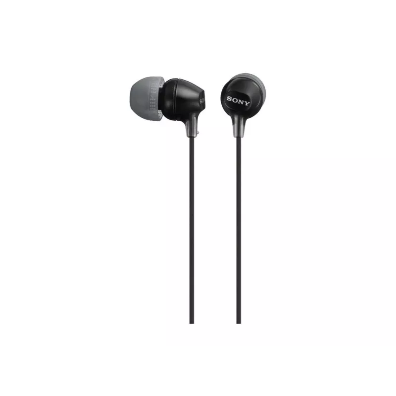 Sony MDR-EX15AP, vadu, 8 - 22000 Hz, zvani/mūzika, 3 g, austiņas, melna