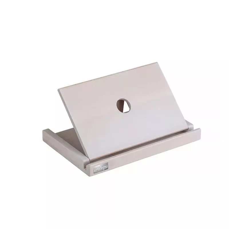 Tablet statīvs artelegno 46/W dižskābarža koks, regulējams augstums planšetdatoriem un e-lasītājiem