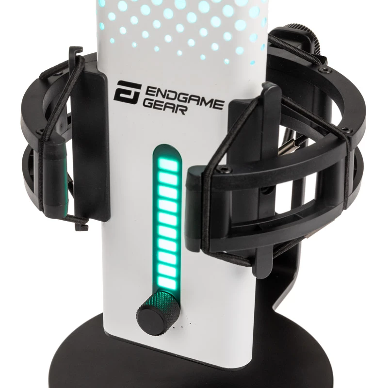 Endgame Gear MICARM + XSTRM USB mikrofons – balts