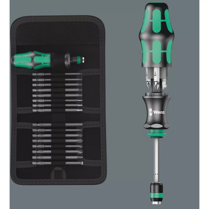 Wera Kraftform compact 62 Set Kombinētais skrūvgriezis