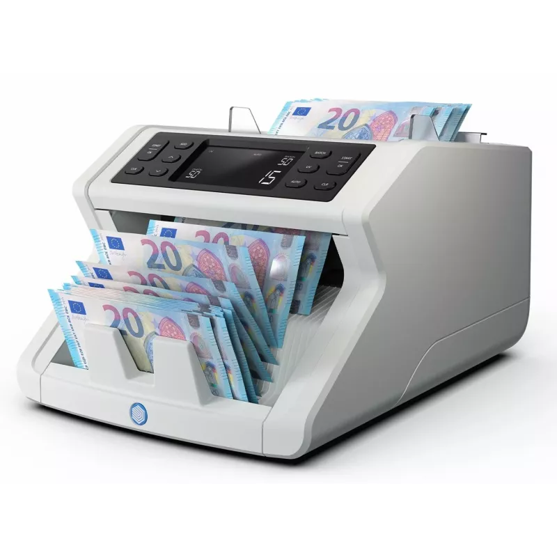 Banknošu skaitīšanas iekārta Safescan 2210 G2 Balta LCD displejs Maiņstrāva 220-240V