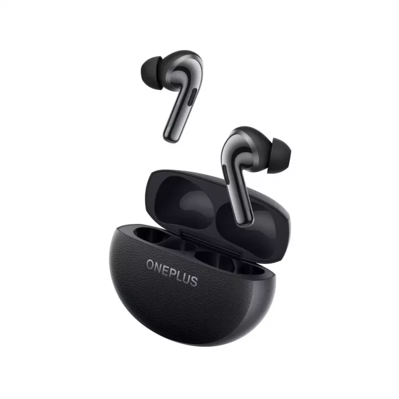 Austiņas ONEPLUS OnePlus Buds Pro 3 bezvadu austiņas, Bluetooth 5.4, ANC, USB-C uzlādes futrālis, IP55, melnas