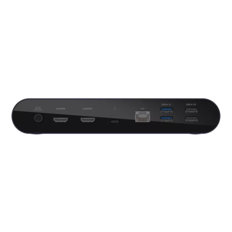 Dokošanas stacija Belkin Thunderbolt 4 Dock Pro vadu, melna, 90 W Power Delivery