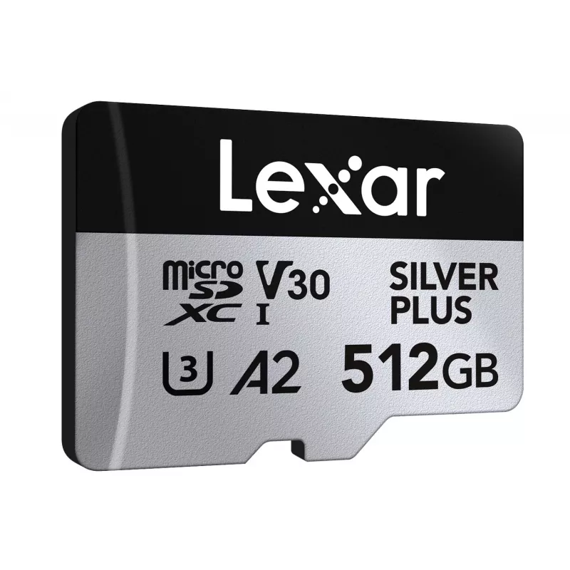 Flash Memory Lexar 512GB UHS-I microSDXC SILVER PLUS