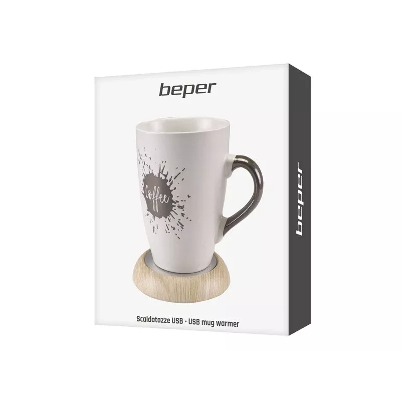 Krūzes sildītājs Beper P201UTP003 Sudraba koks