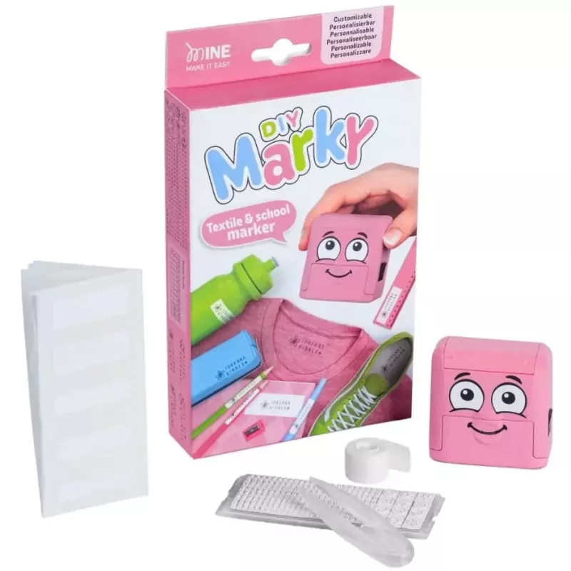 Colop Marky taisnstūra rozā zīmogs papīram un tekstilam