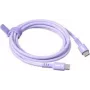 USB-C kabelis LAUT LINK 1,5 m USB-C uz USB-C purpursarkanā krāsā