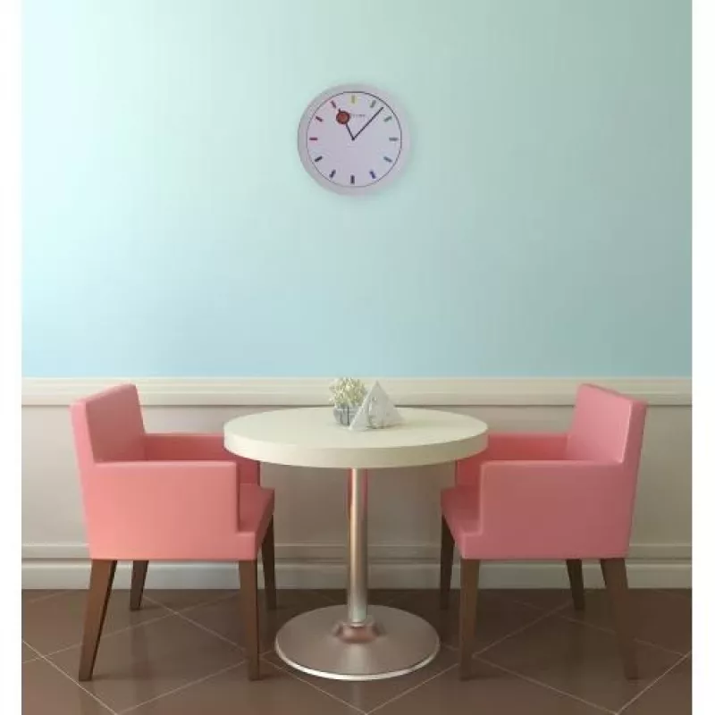 NeXtime pulkstenis 3048 Color Change, Ø28 cm, sienas, balts/daudzkrāsains