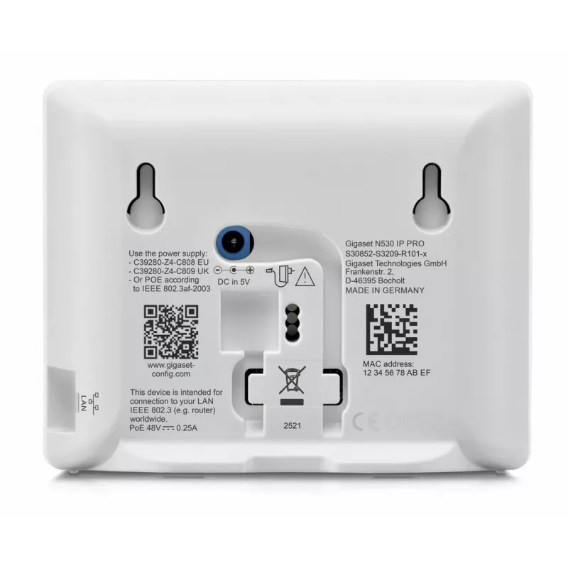 Gigaset N530 IP PRO + S700H PRO DECT tālrunis ar zvanītāja ID, antracīts