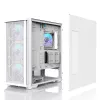 Zalman Z10 DUO ATX ZM-IF120 x4 Balts