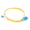 Patchcord Extralink SC/UPC uz LC/UPC, vienmoda G.652D, duplekss PVC, 3mm, 1 m