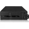 Diska korpuss Icy Dock MB902SPR-B R1 Melns 2.5 collu SATA