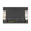 Plākstera panelis DELOCK Mini Desktop RJ45 6-portu Cat.6A ekranēts, metāla, melns, 80×22×125 mm