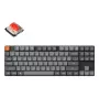 Mehāniskā tastatūra Keychron K1 Max 80% TKL sarkanie slēdži Hot-Swap melna