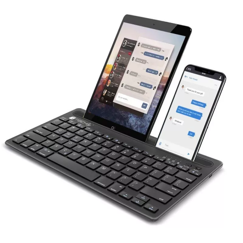 Techly ICTBK102U tastatūra Universāla Bluetooth QWERTY angļu melna