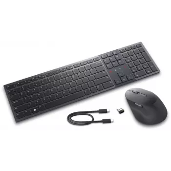 Dell Premier Collaboration tastatūra un pele | KM900 | Tastatūras un peles komplekts | Bezvadu | LT | Grafīts | USB-A | Bezvadu savienojums