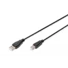 Assmann USB savienojuma kabelis. A-B M/M tipa. 1,8 m. Piemērots USB 2.0. UL. bl (AK-300102-018-S)