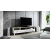 Cama RTV stand LOTTA 180cm Balts + sonoma oak