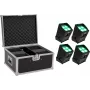EUROLITE AKKU UP-4 Entry QCL QuickDMX — ar baterijām darbināms portatīvs QCL gaismas/plūdu gaismeklis