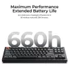 Mehāniskā tastatūra Keychron V3 Ultra 8K — QWERTY, Bluetooth un vadu, RGB, melna
