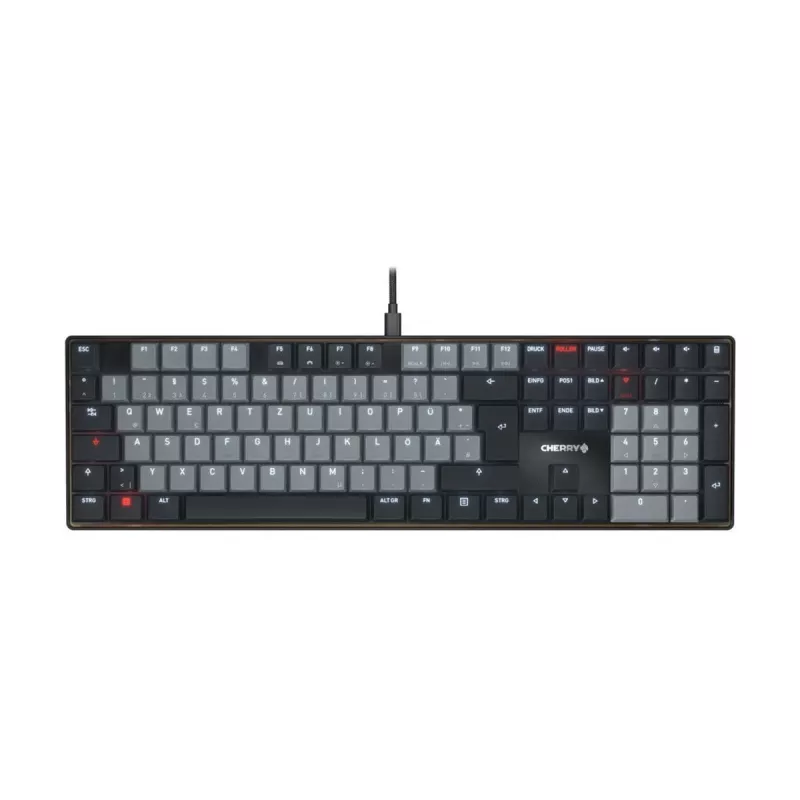 Mehāniskā tastatūra Cherry KC 500 MX LP USB-C Low Profile ar Cherry MX slēdžiem