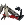 Multitool AZYMUT Giewon FS Fire Starter — daudzfunkciju rīks ar 19 instrumentiem, krama šķiltavu, svilpi un jostas maciņu (H2038A)