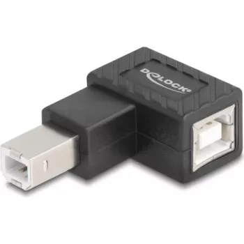 DeLOCK 67206 kabeļu savienotāja adapteris USB Type-B melns