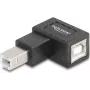 DeLOCK 67206 kabeļu savienotāja adapteris USB Type-B melns