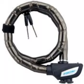 Velosipēda slēdzene FISCHER 85854 — 700 mm garums, 18 mm diametrs, melna