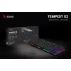 Mehāniskā tastatūra RGB Tempest X2 Outemu Blue Savio Savgk-tempest X2 Bl