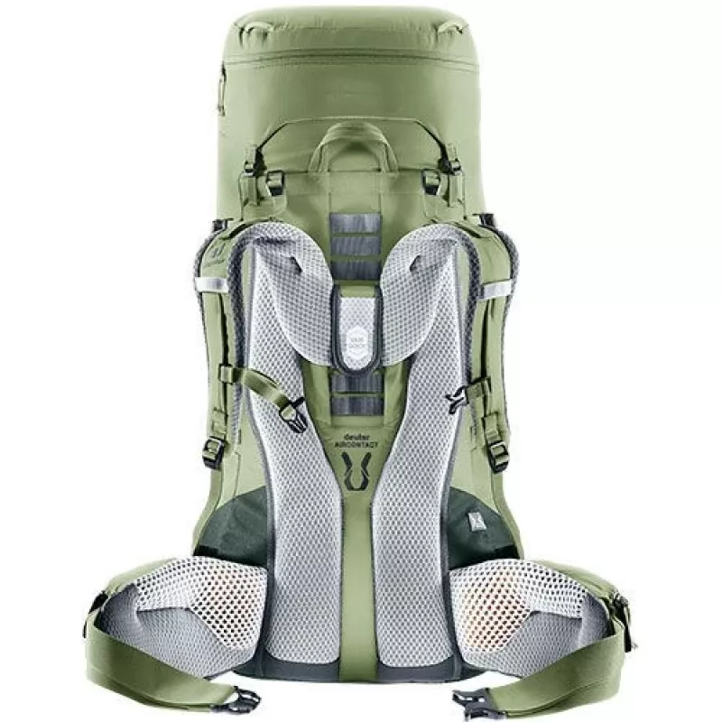 Deuter Aircontact Lite 45+10 SL sieviešu pārgājienu mugursoma, melna