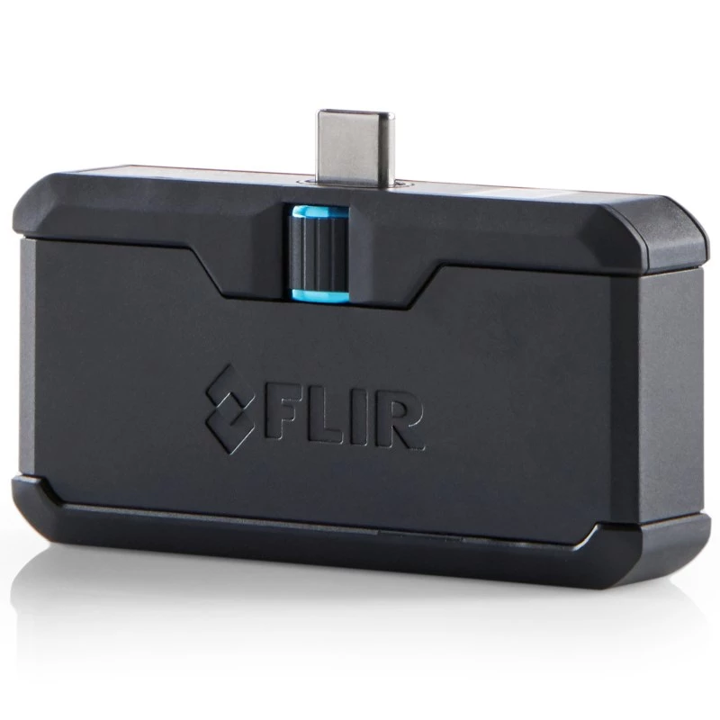 Termokamera FLIR FP3IC 160×120 px, 8,7 Hz, NETD 150 mK, -20–400 °C, USB‑C, metāla korpuss