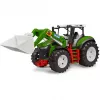 BRUDER traktors ar priekšējo iekrāvēju modelis BR-03451 – izturīgs rotaļu traktors ar kustināmu iekrāvēju