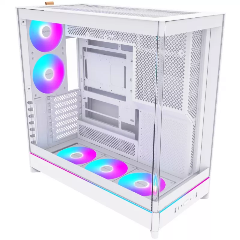 PC korpuss Montech HS02 PRO Midi Tower balts