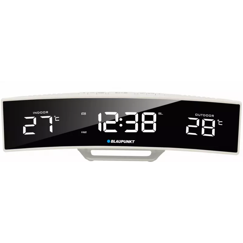 BLAUPUNKT CR12WH FM modinātājs ar temperatūru