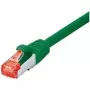 Tecline exertis Connect - Patch-Cable - RJ-45 (M) to RJ-45 (M) - 10 m - SSTP-Cable - CAT 6 - Halogen-Free - Green (71510G)