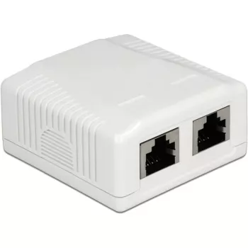 Virszemes kontaktligzda 2 x RJ-45 DeLOCK 86197