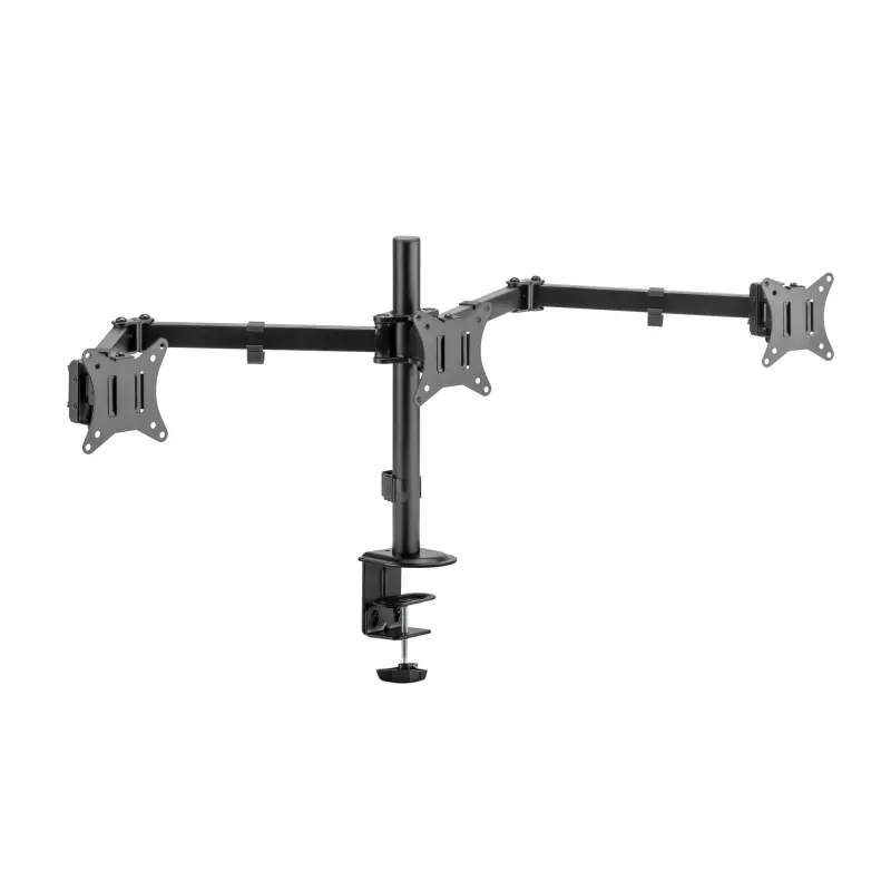 Monitora kronšteins SBOX LCD-352/3-2 13–27 collu ekrāniem, 3 sviras, maks. 9 kg katrai svirai, VESA 100x100