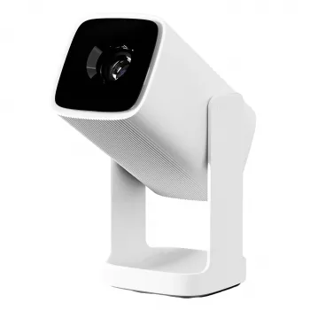 Pārnēsājamais projektors WANBO Cube 1 Alpine balta — 720p, 350 ANSI lūmeni, Android TV 11