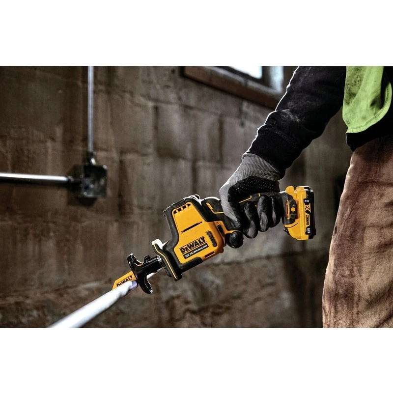 DeWALT DCS312D2-QW zobenzāģis 2800 sitieni/min Melns, Dzeltens