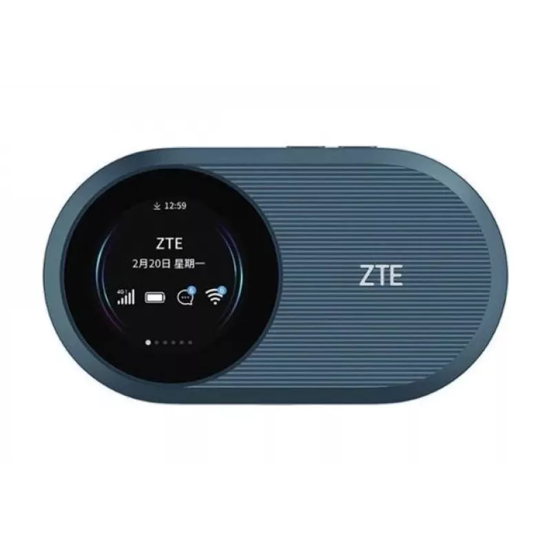 Pārnēsājams mobilais maršrutētājs ZTE U10s Pro 4G LTE Wi‑Fi 6 tīklājs — 4G LTE, vienjoslas 2,4 GHz, 1,38 collu LCD, 3000 mAh baterija, USB‑C, līdz 32 ierīcēm
