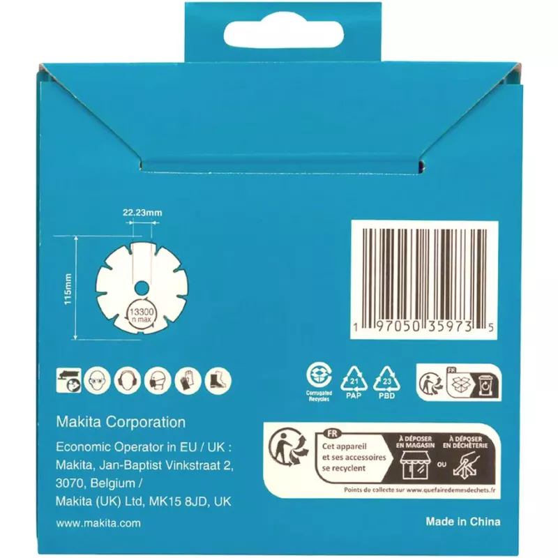 Makita D-80070 dimanta disks 115x22,23 DIAMAK (D-80070)