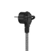 Power Extension LogiLink LPS262U 1.5m 2 AC Outlets Indoor Melns