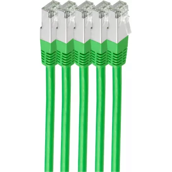 shiverpeaks BS75711-H0.5G-SET5 tīkla kabelis zaļš 0,5 m Cat6 S/FTP (S-STP) (BS75711-H0.5G-SET5)