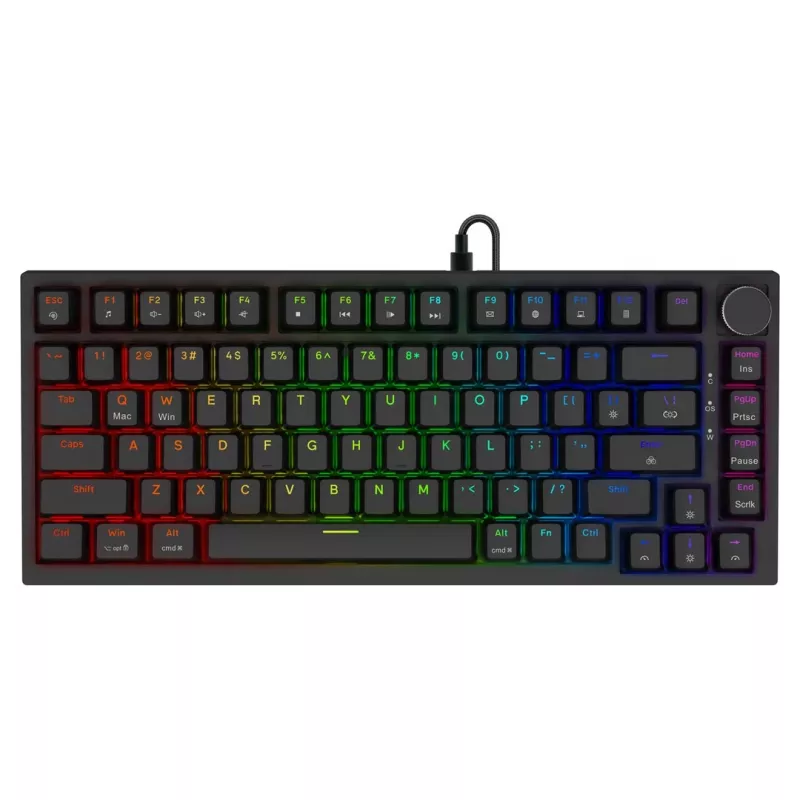 Savio ASTRAL BLACK JADE tastatūra Gaming USB QWERTY US International