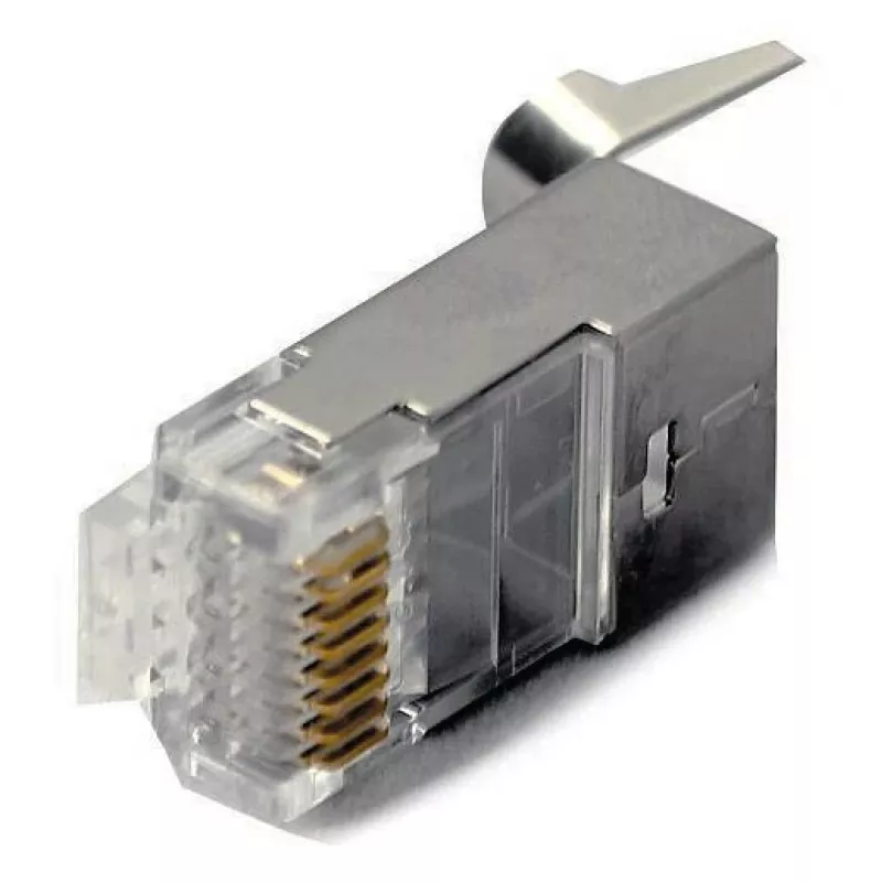 Vadu savienotājs RJ45 pelēks Digitus X-ML-6F-OD-IMP vīrišķais 100 gab.