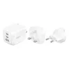 Iekštelpu lādētājs Belkin BoostCharge Pro WCH018HQWH ar ātro uzlādi, 2 USB-C porti