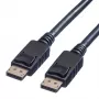 Value DisplayPort savienojuma kabelis, DisplayPort spraudnis, DisplayPort spraudnis, 1,50 m, melns, 11.99.5767, ekranēts