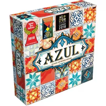 Galda spēle Asmodee Azul — ģimenes stratēģijas spēle, ieteicamais vecums 8+