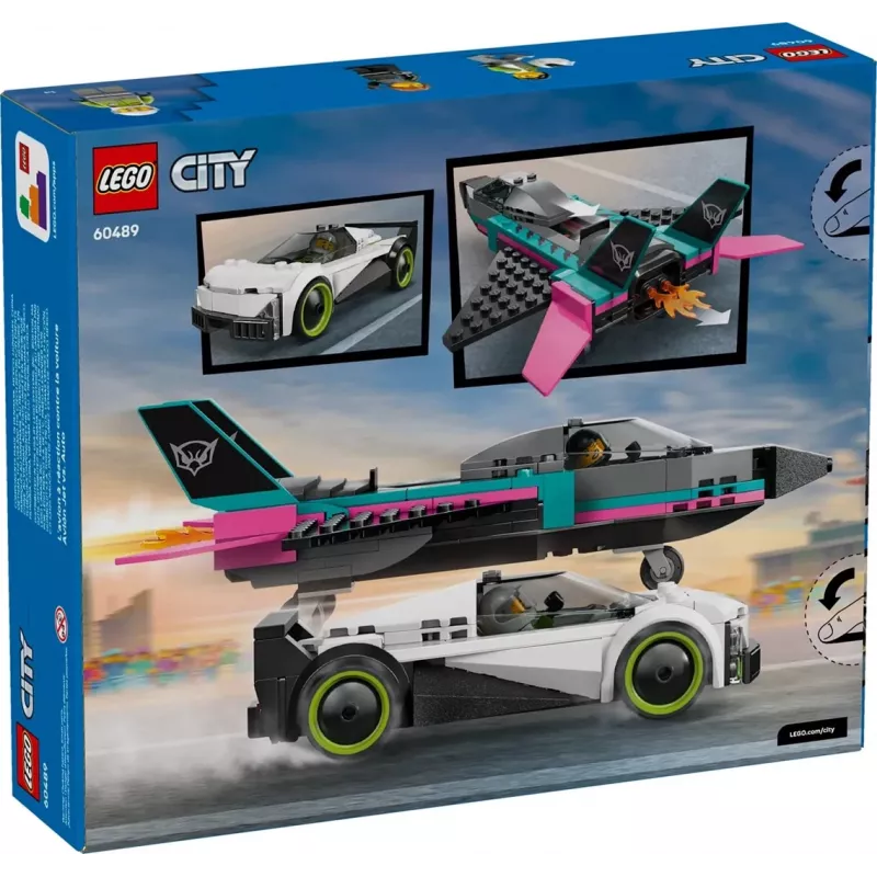 LEGO CITY 60489 Lidmašīna pret Auto
